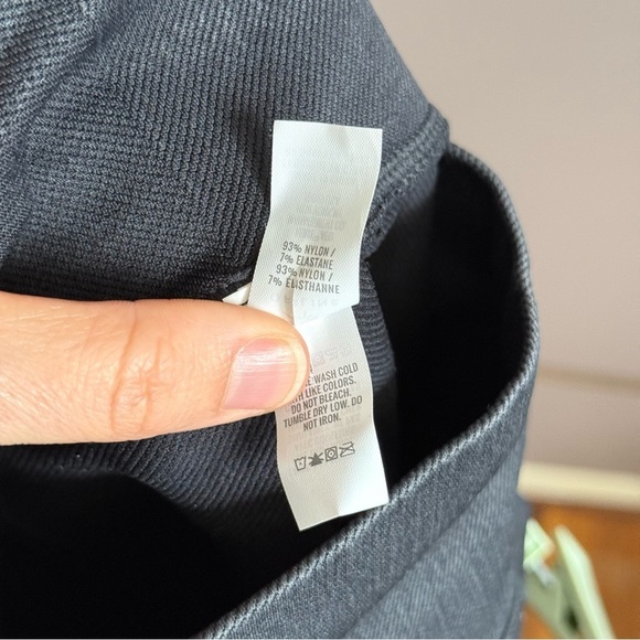 Aerie Offline Grey High Rise Ribbed Leggings Size Small Athleisure Moto Style - Picture 8 of 8